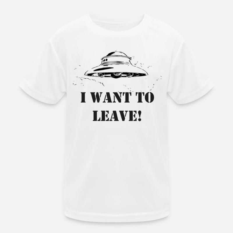 Je veux partir T-shirt sport Enfant