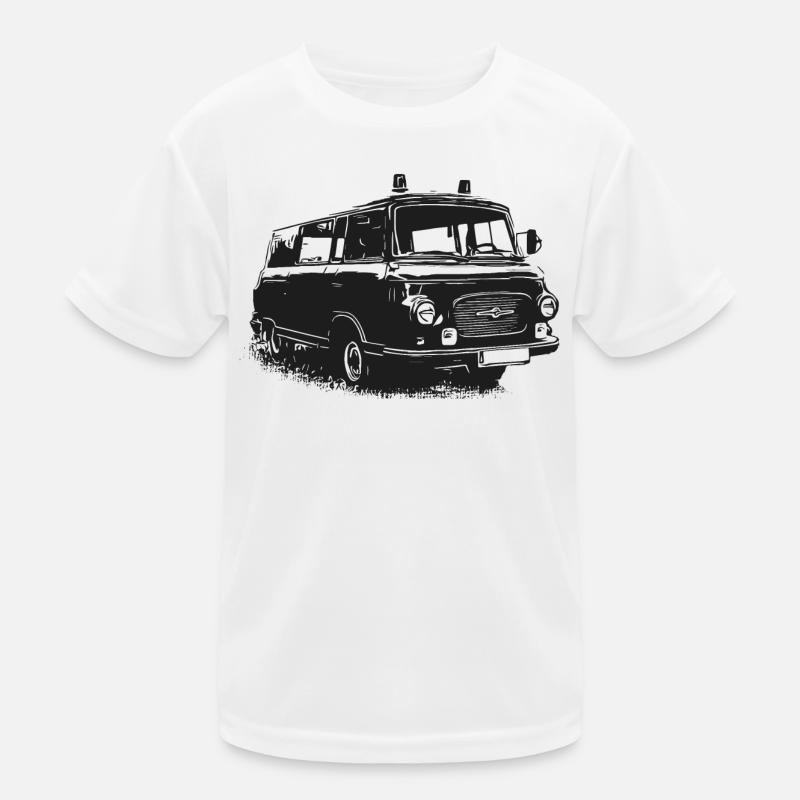 Barkas with blue light Kids Functional T-Shirt