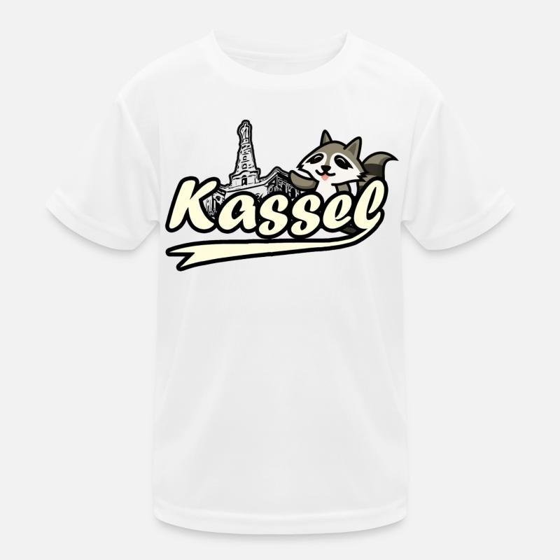 Kassel Waschbär Herkules Kinder Funktions-T-Shirt