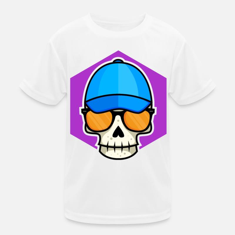 Cool Skull Kid Kids Functional T-Shirt