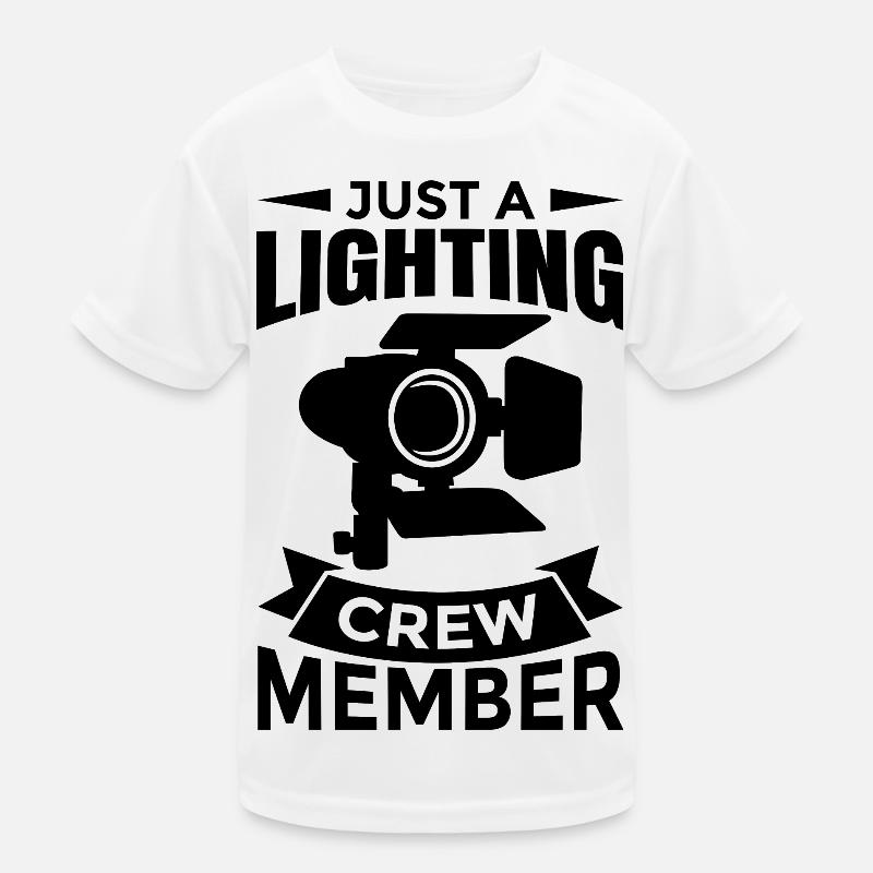 Lighting Direction Kids Functional T-Shirt