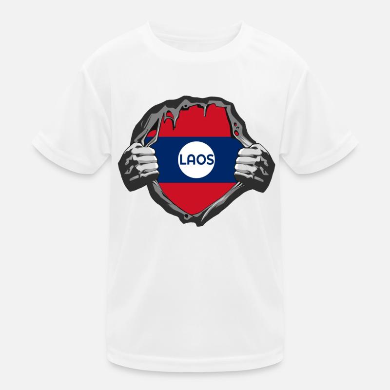 Motif drapeau du Laos T-shirt sport Enfant