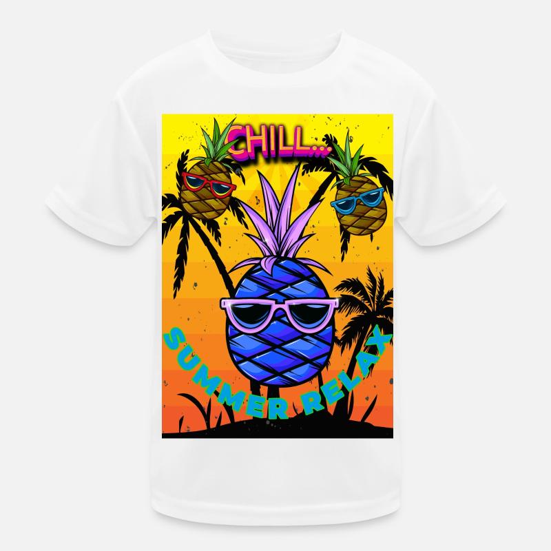 Chill Sommer Relax Kinder Funktions-T-Shirt