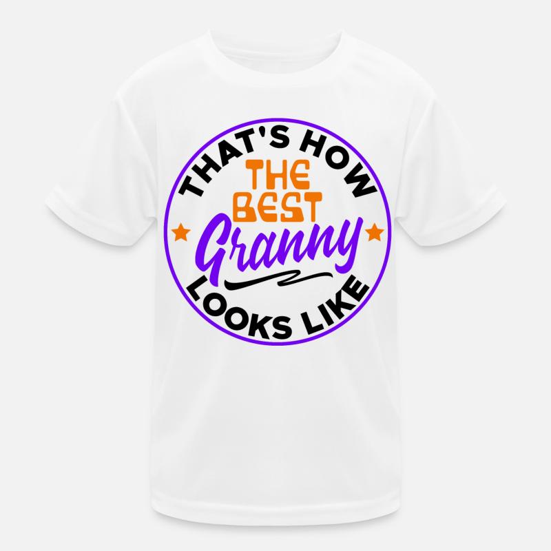 Cool Statement Enkelkind Großmutter Oma Seniorin Kinder Funktions-T-Shirt