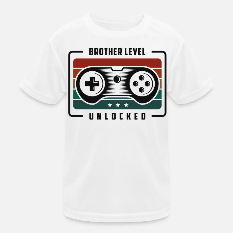 Geschwister Kinder Funktions-T-Shirt