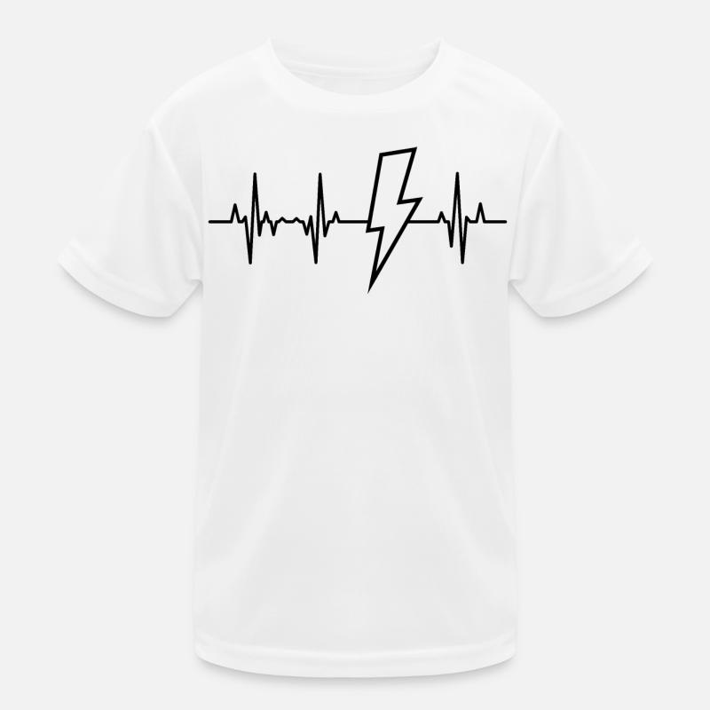 Électricien Palpitations cardiaques T-shirt sport Enfant