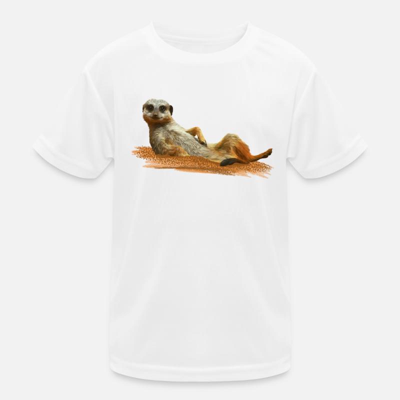 Erdmännchen Kinder Funktions-T-Shirt