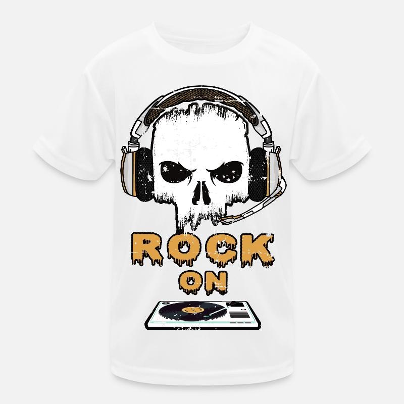 Rock Music On Kinder Funktions-T-Shirt