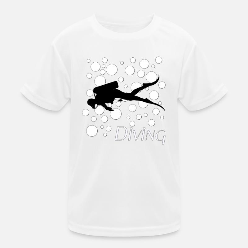 Scuba Diving tauchen Kinder Funktions-T-Shirt