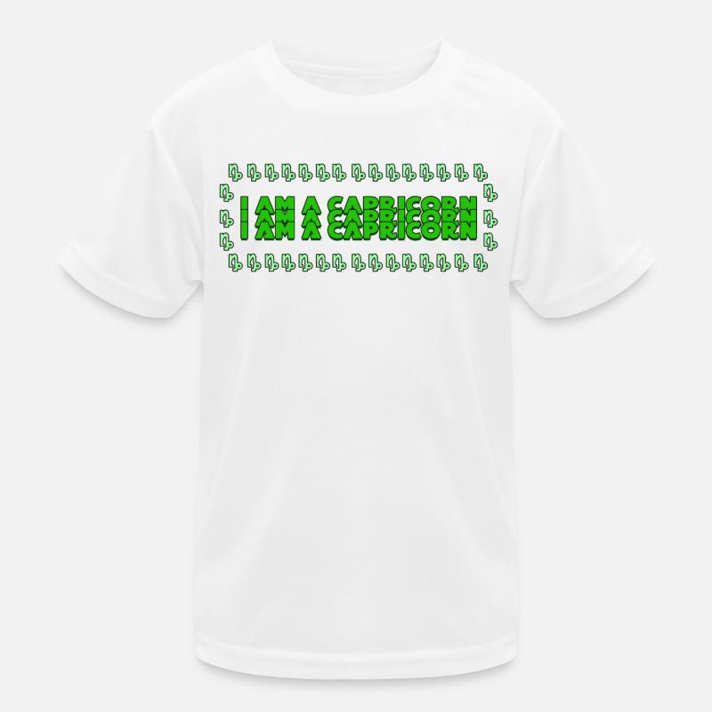 Steinbock Statement Sternzeichen Horoskop Esoterik Kinder Funktions-T-Shirt