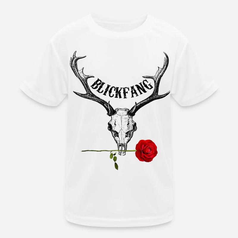 BLICKFANG Wild Rose hell Kinder Funktions-T-Shirt