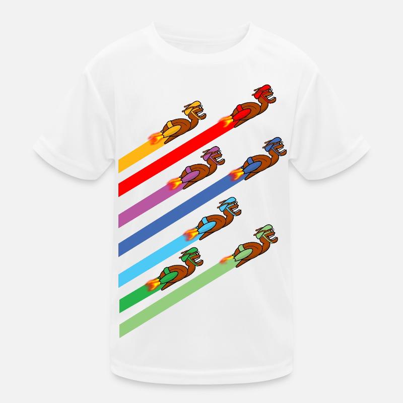 Drôles d’escargots de course T-shirt sport Enfant