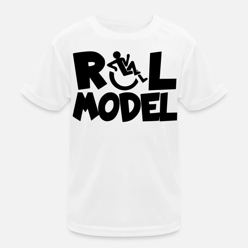 Jeder Rollstuhlfahrer ist ein Vorbild * Kinder Funktions-T-Shirt