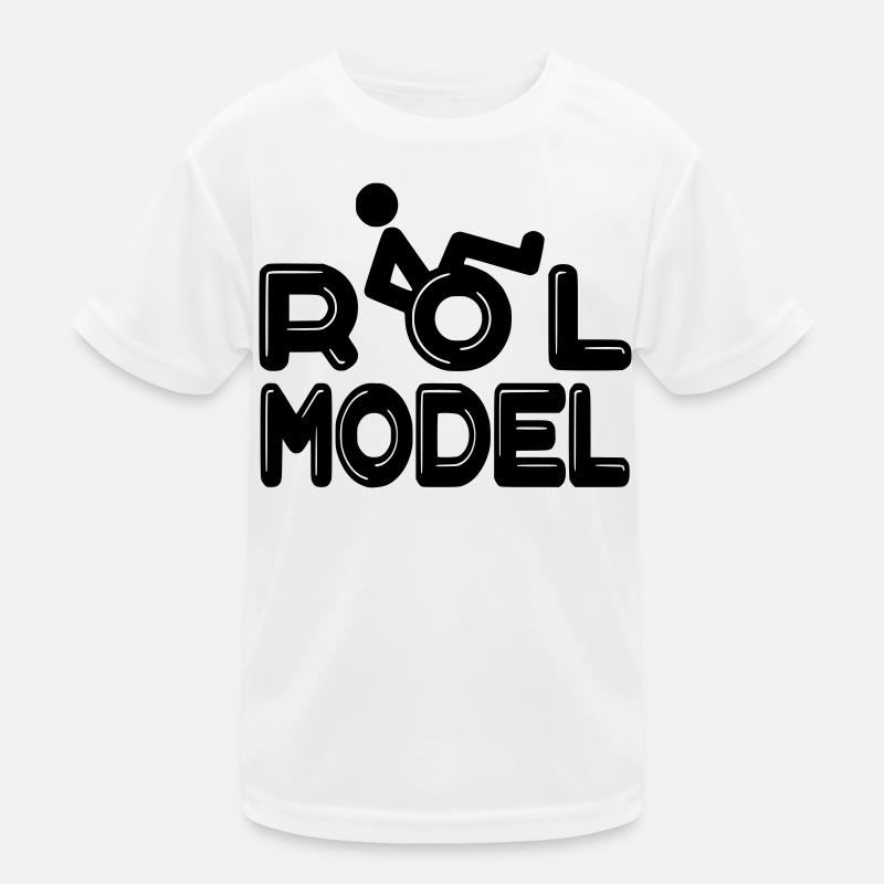 Jeder Rollstuhlfahrer ist ein Vorbild # Kinder Funktions-T-Shirt