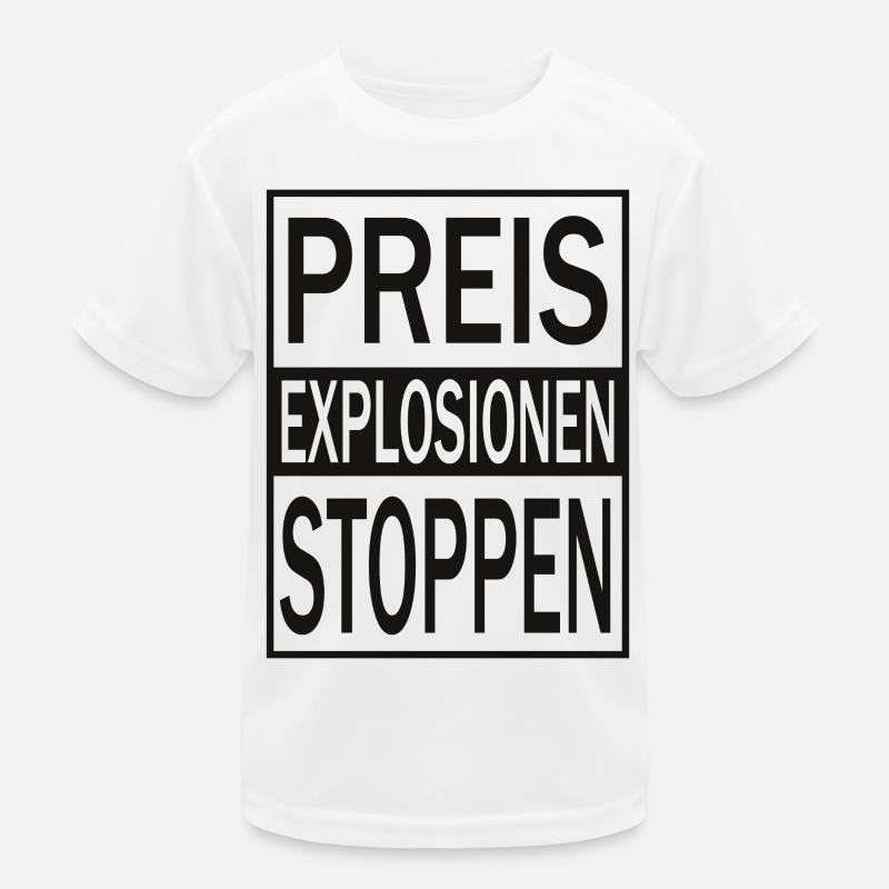 Stop price explosions Kids Functional T-Shirt