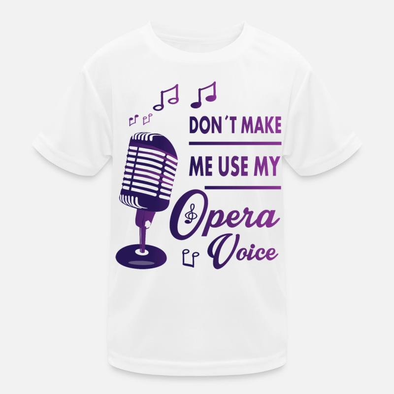 My opera voice Kids Functional T-Shirt