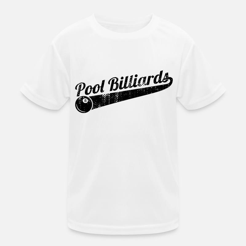 Billard Pool Kinder Funktions-T-Shirt