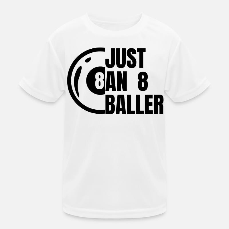 Only one 8-ball player Kids Functional T-Shirt