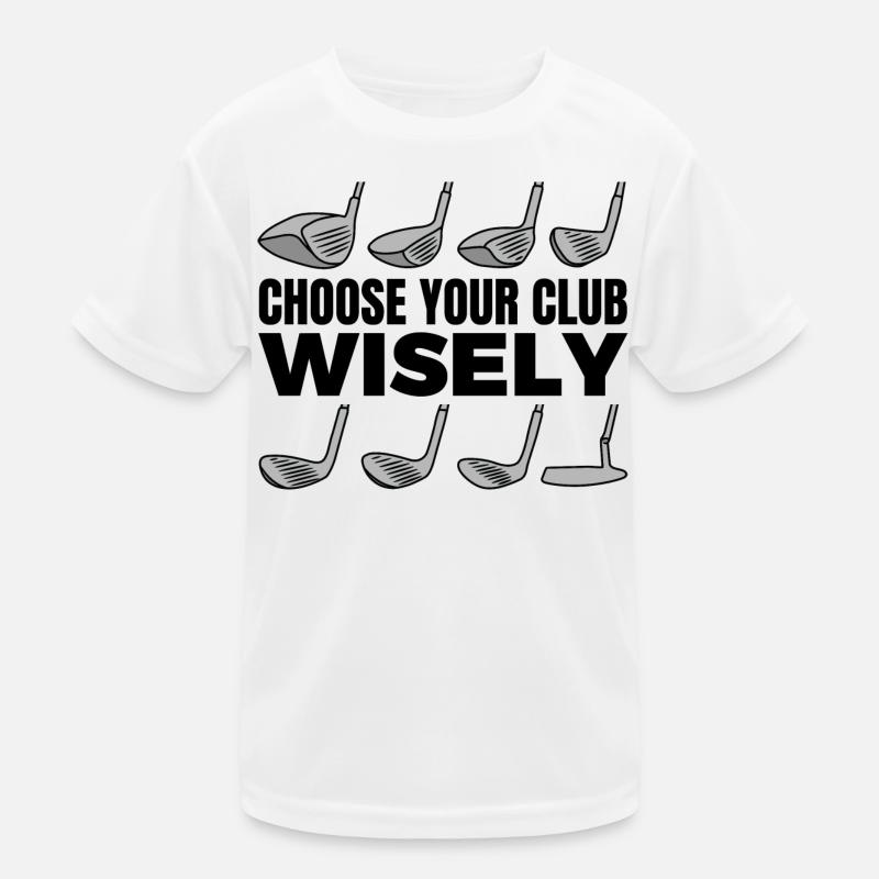 Golfer Spruch Kinder Funktions-T-Shirt