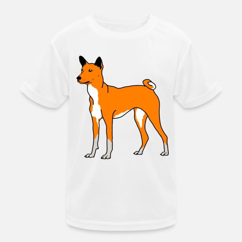 Ingwer Hündchen Kinder Funktions-T-Shirt