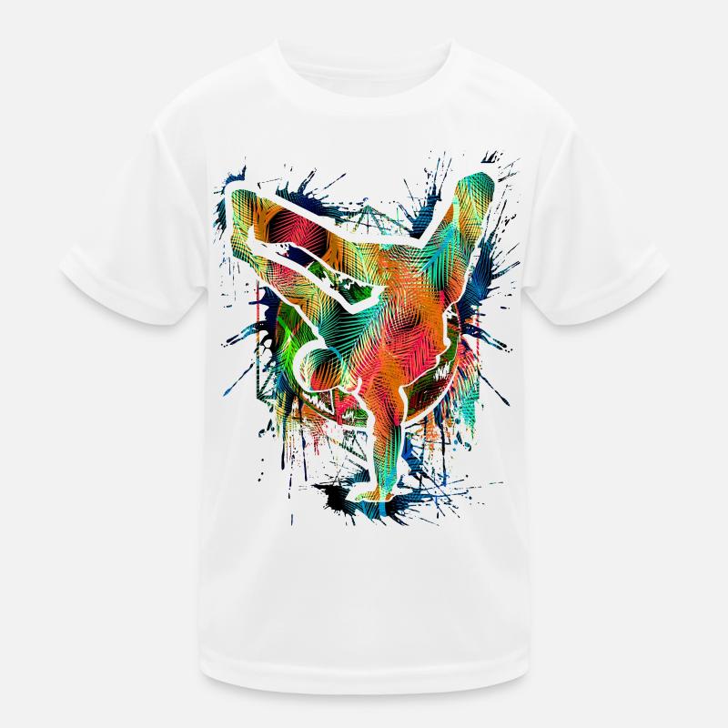 Breakdance - Breakdancer - Breakdancing - BBoy Kinder Funktions-T-Shirt