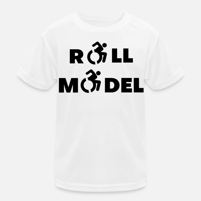 Jeder Rollstuhlfahrer ist ein Vorbild * Kinder Funktions-T-Shirt