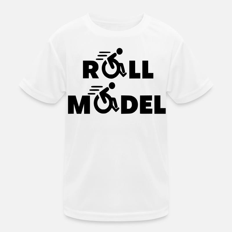 Jeder Rollstuhlfahrer ist ein Vorbild * Kinder Funktions-T-Shirt