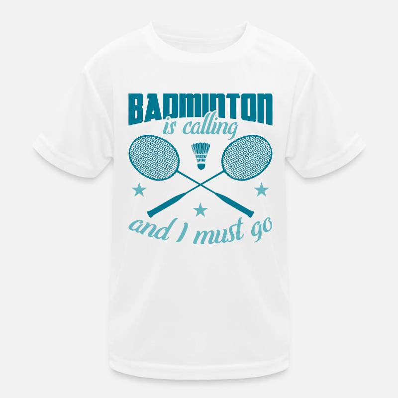 Badminton Witz Kinder Funktions-T-Shirt