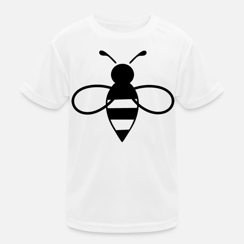 Biene schwarz Kinder Funktions-T-Shirt