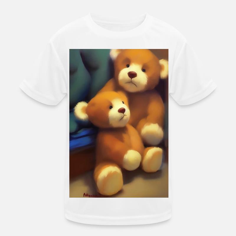 Teddybär Kinder Funktions-T-Shirt