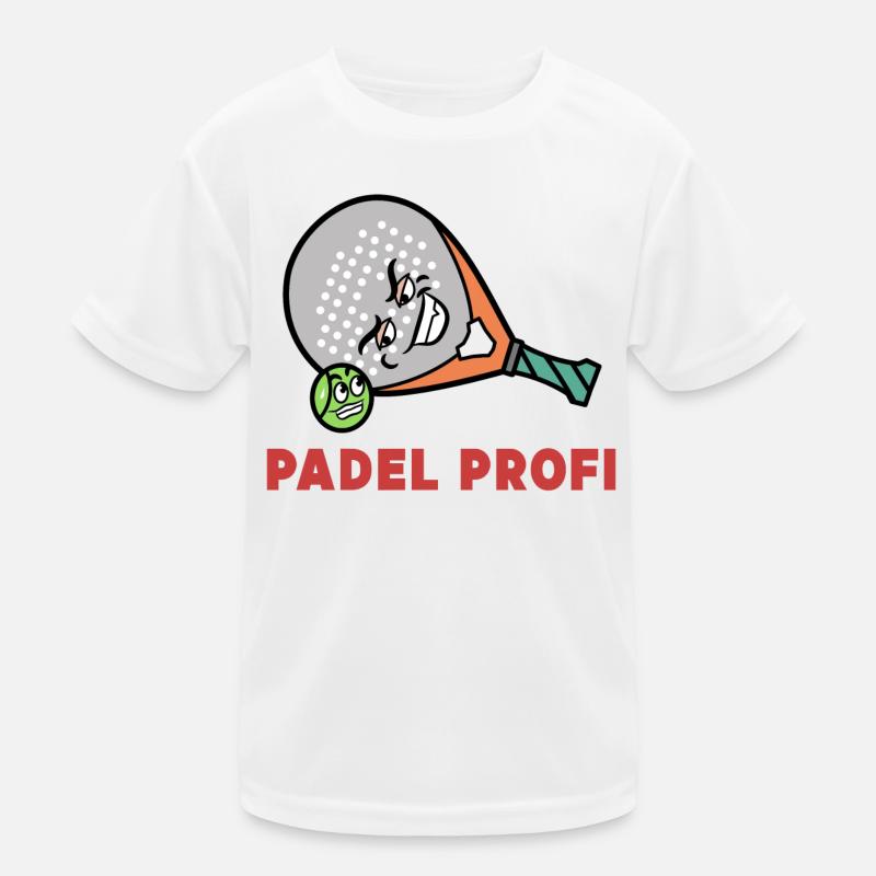 Padelspiel Racket Ball Statement Freizeit Padel Kinder Funktions-T-Shirt