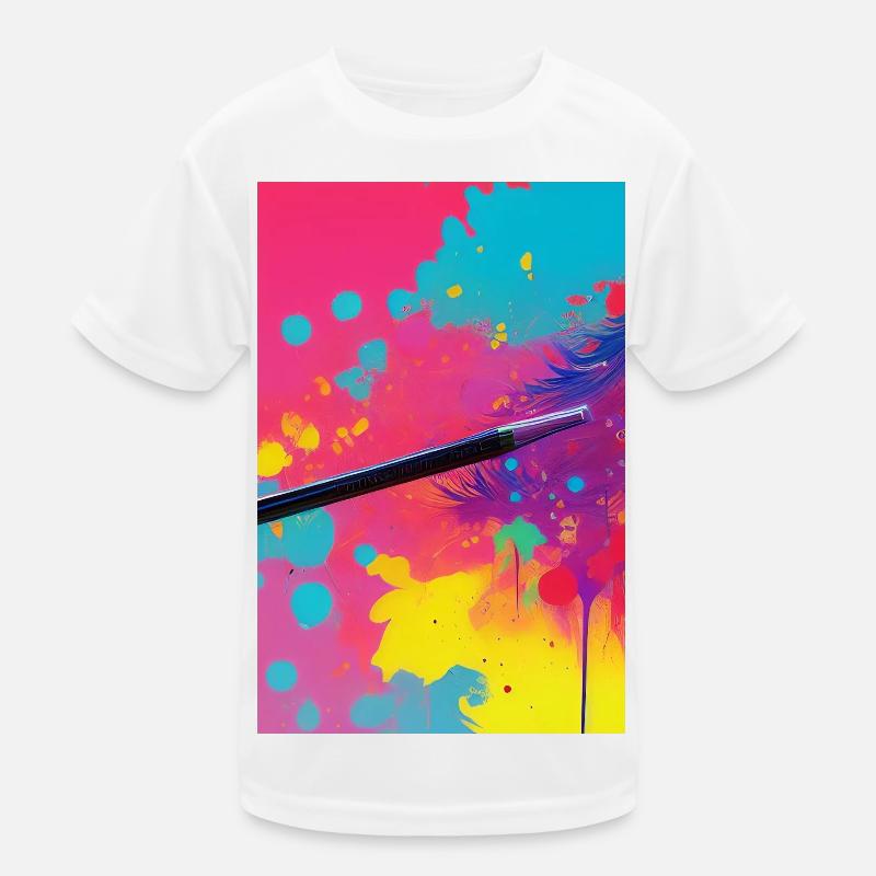 Abstrakte Kunst Kinder Funktions-T-Shirt