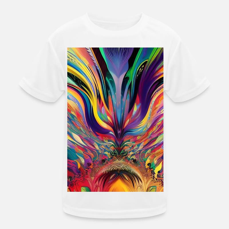 Abstrakte Kunst Kinder Funktions-T-Shirt