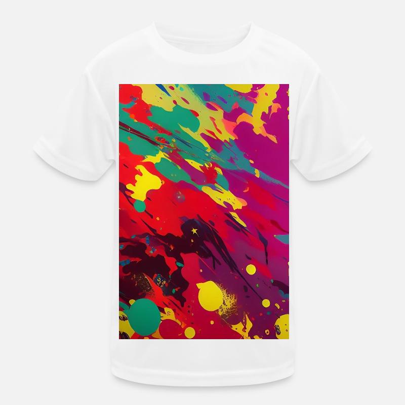 Abstrakte Kunst Kinder Funktions-T-Shirt
