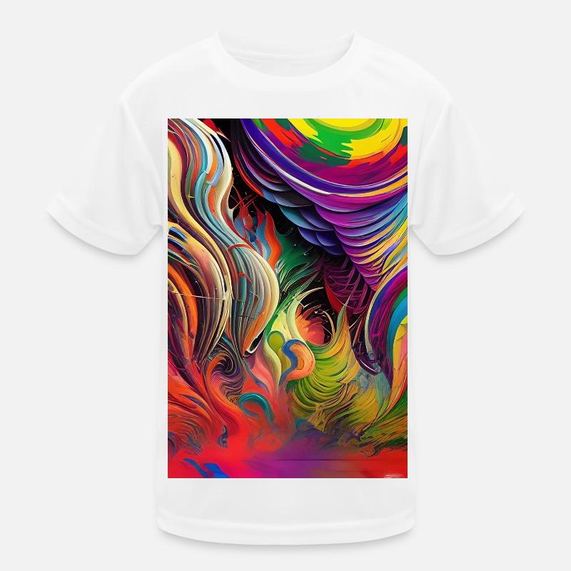 Abstrakte Kunst Kinder Funktions-T-Shirt