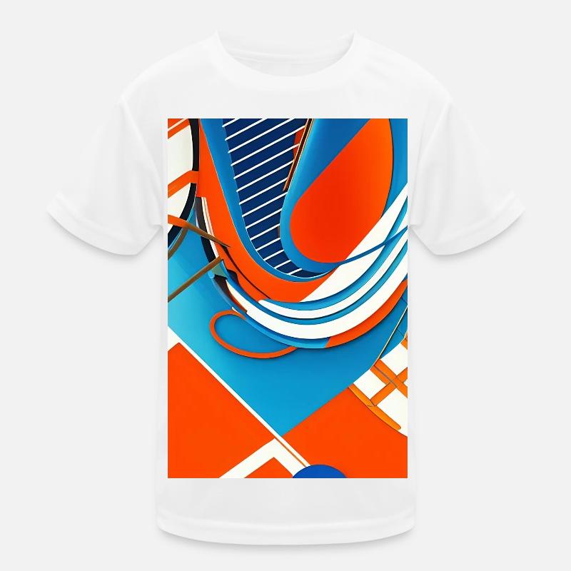 Abstrakte Kunst Kinder Funktions-T-Shirt