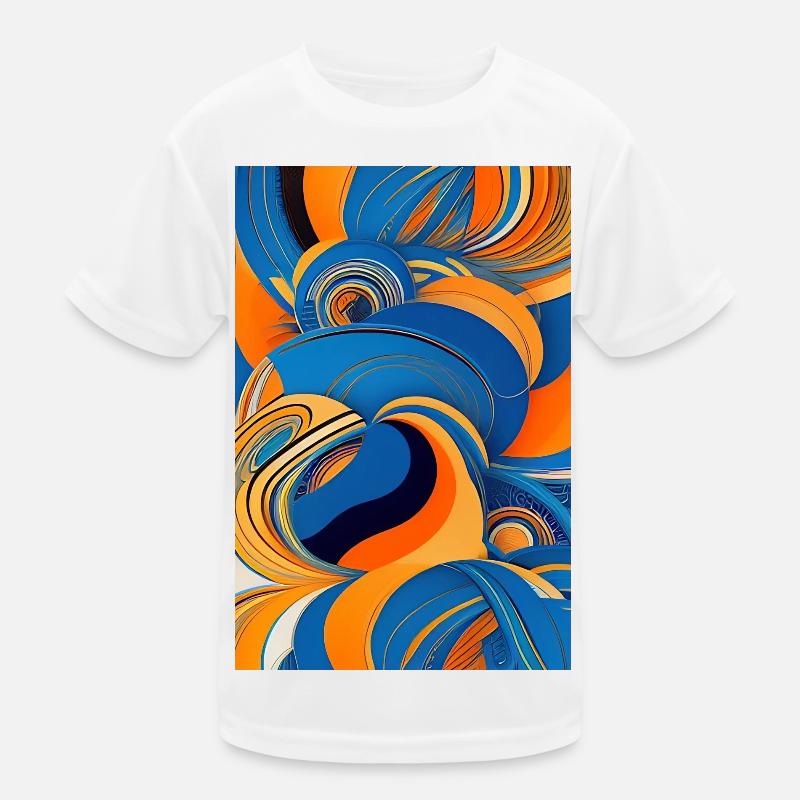 Abstrakte Kunst Kinder Funktions-T-Shirt