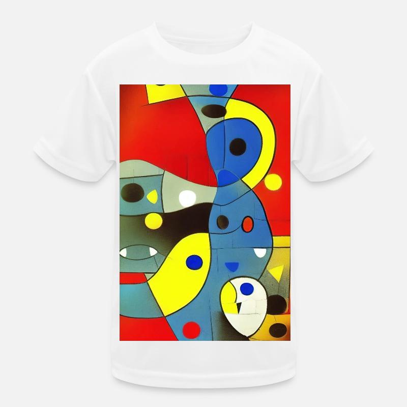 Abstrakte Kunst Kinder Funktions-T-Shirt