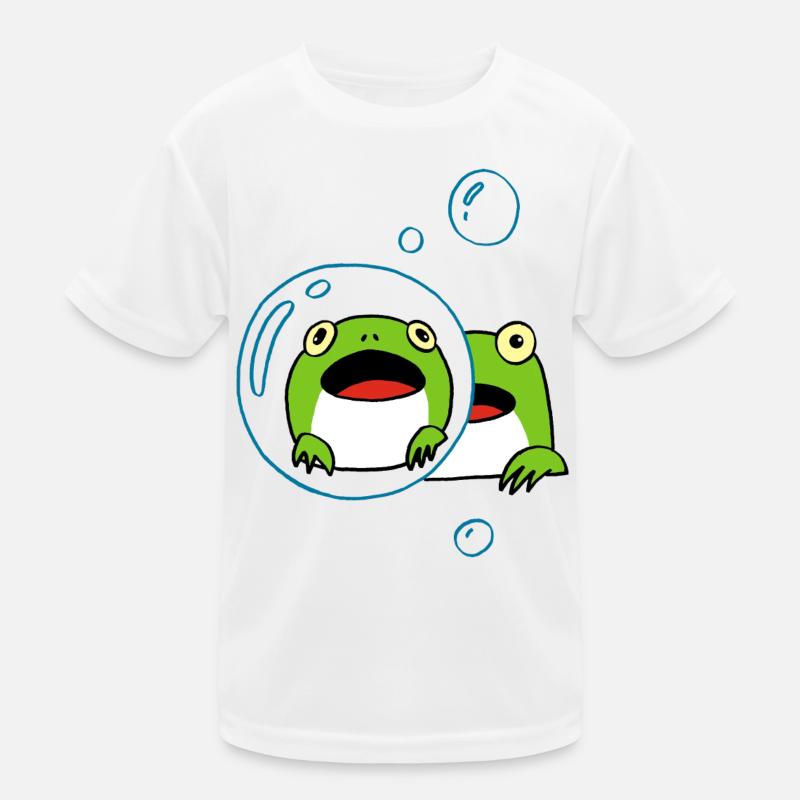 Kawaii frog Kids Functional T-Shirt