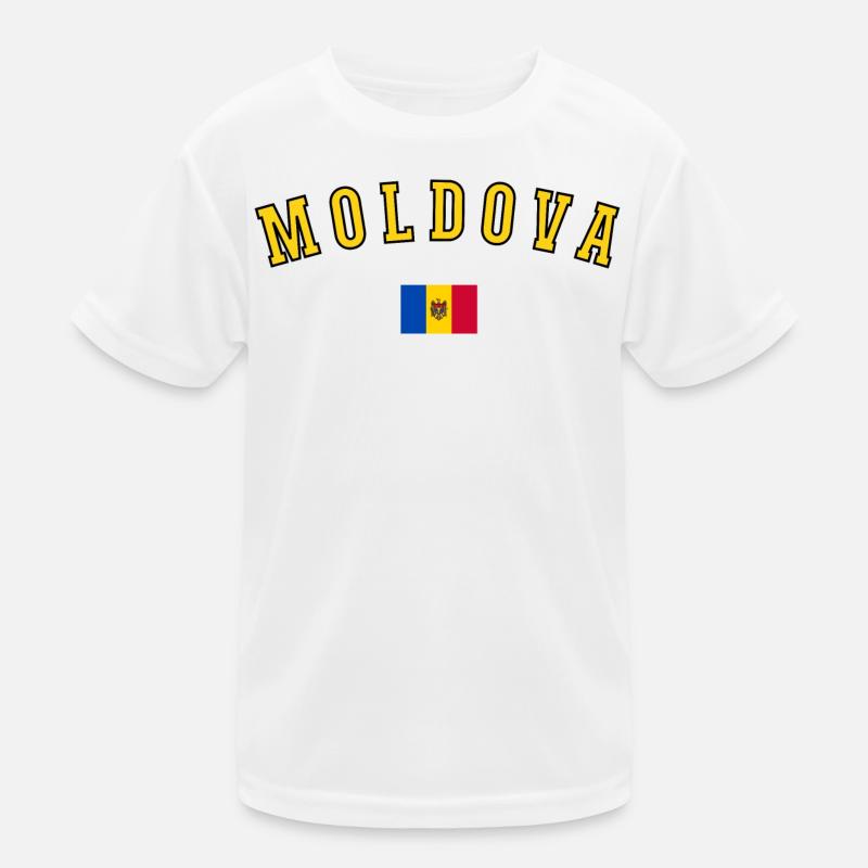 Drapeau de la Moldavie T-shirt sport Enfant