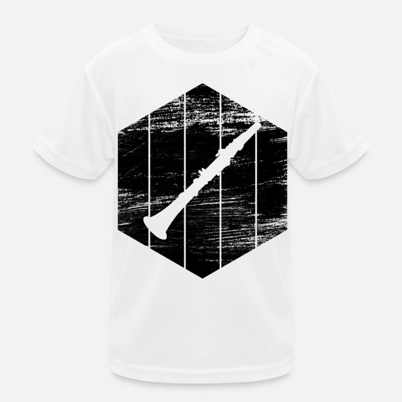 Clarinet sketch Kids Functional T-Shirt