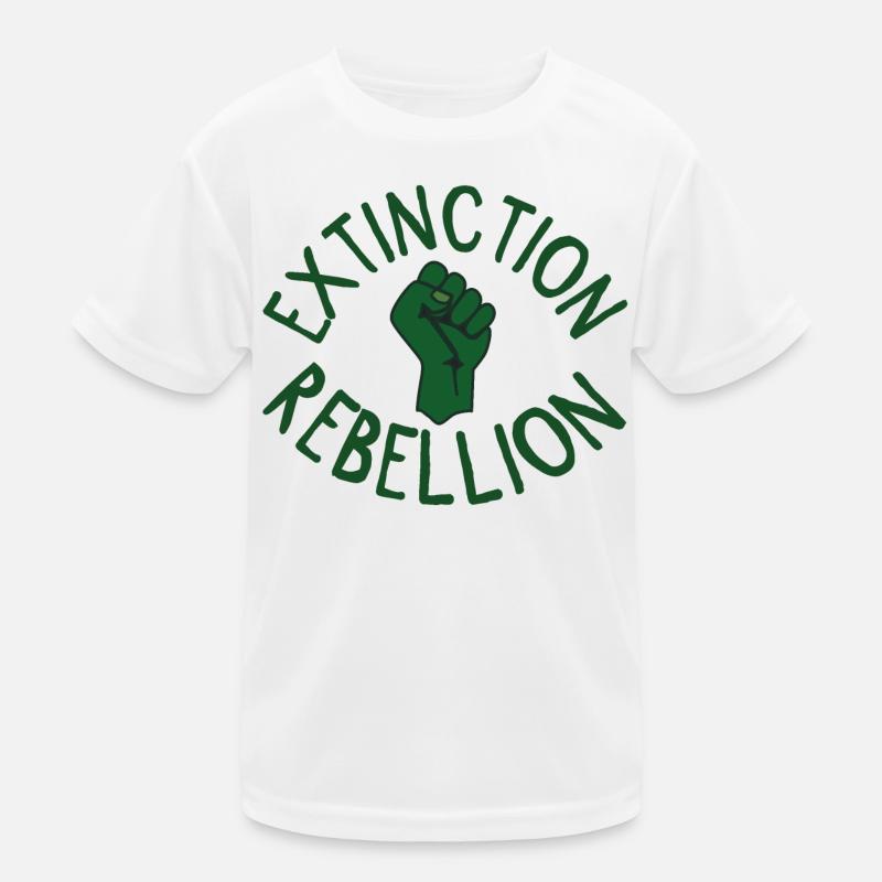 Extinction Rebellion Faust vert T-shirt sport Enfant