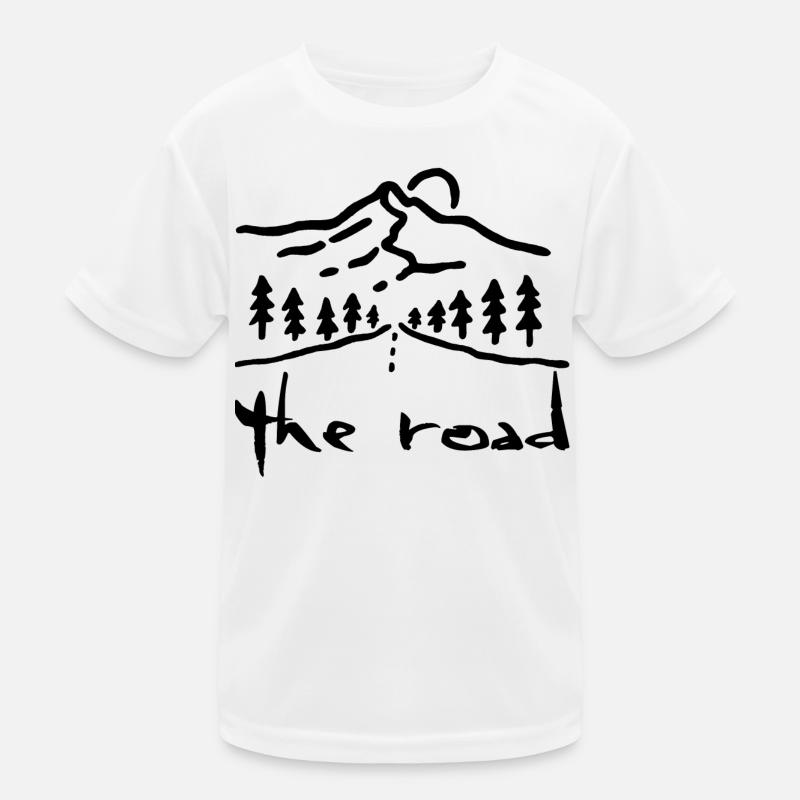 Die Schwarze Straße Kinder Funktions-T-Shirt