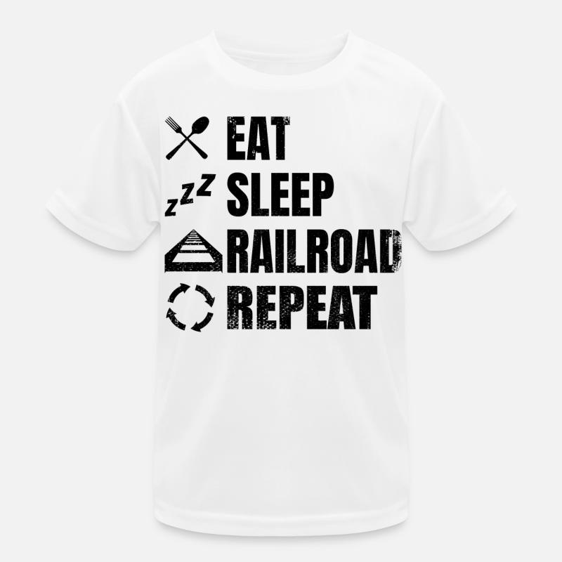 Horaires des cheminots. T-shirt sport Enfant