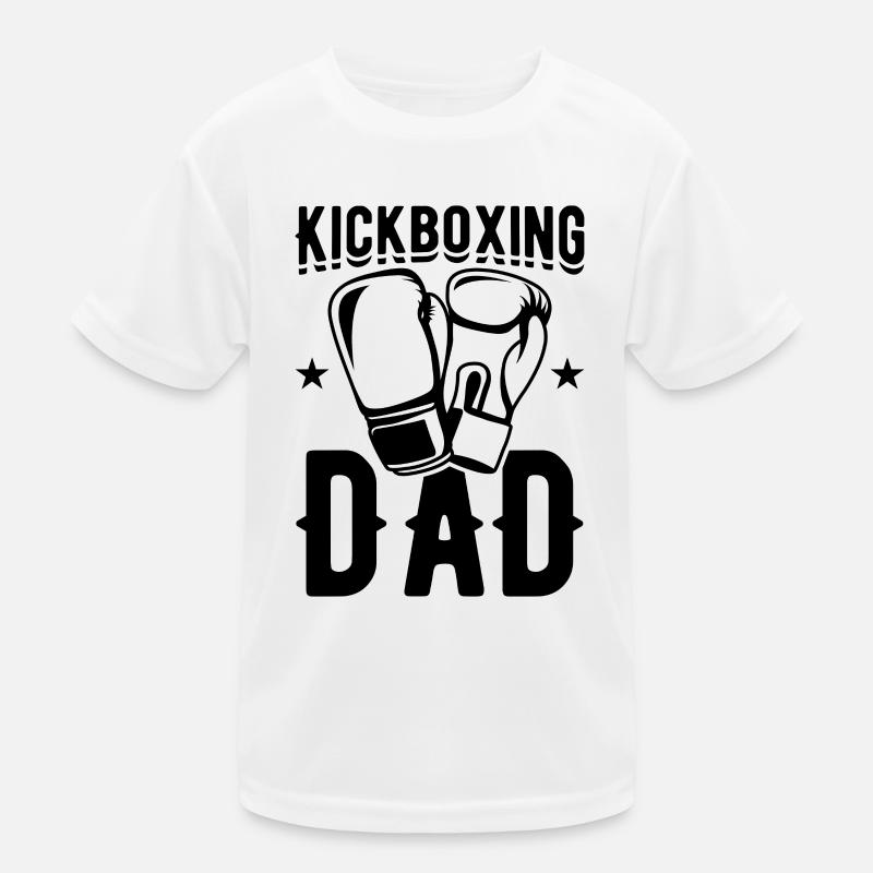 Kickboxer Papa Kinder Funktions-T-Shirt