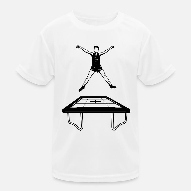 Trampolin Junge Kinder Funktions-T-Shirt