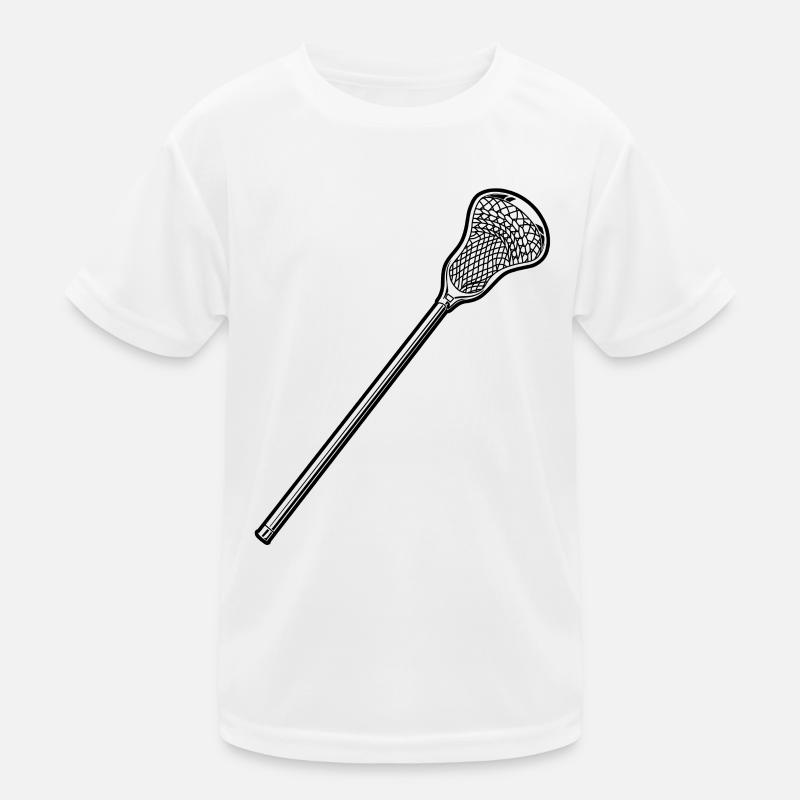 Lacrosse Schläger Kinder Funktions-T-Shirt
