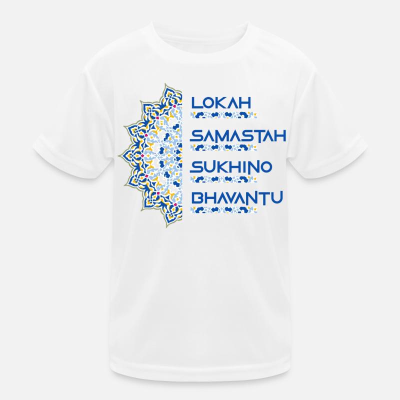 Mandala Mantra Yoga Mode Design Shirt Geschenk Kinder Funktions-T-Shirt