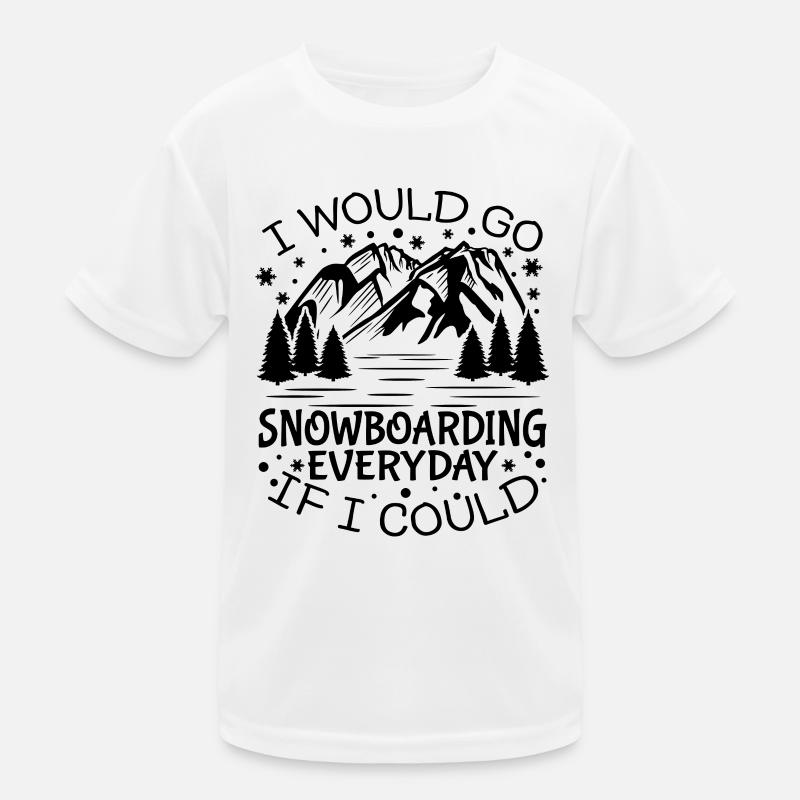 Motivation Snowboard T-shirt sport Enfant