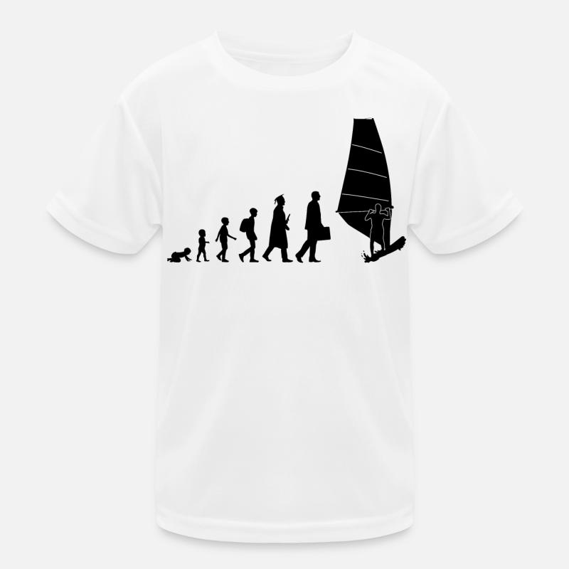 Development of windsurfing Kids Functional T-Shirt